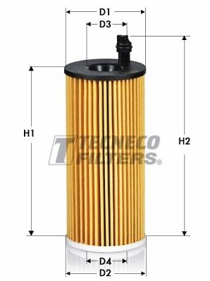 TECNECO FILTERS Масляный фильтр OL2160E